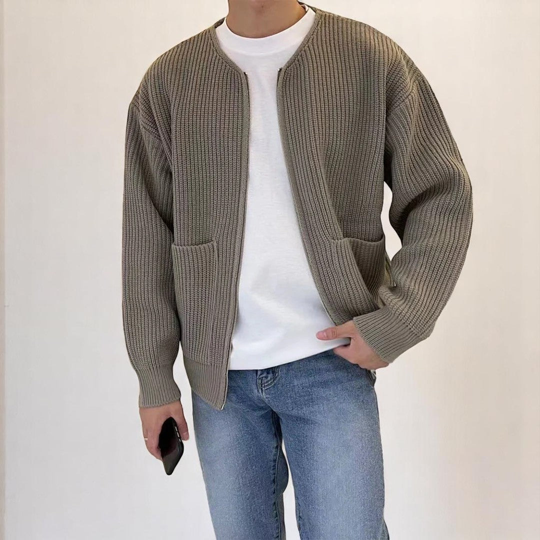 Liam™ | Trendig Herrväst med Dragkedja