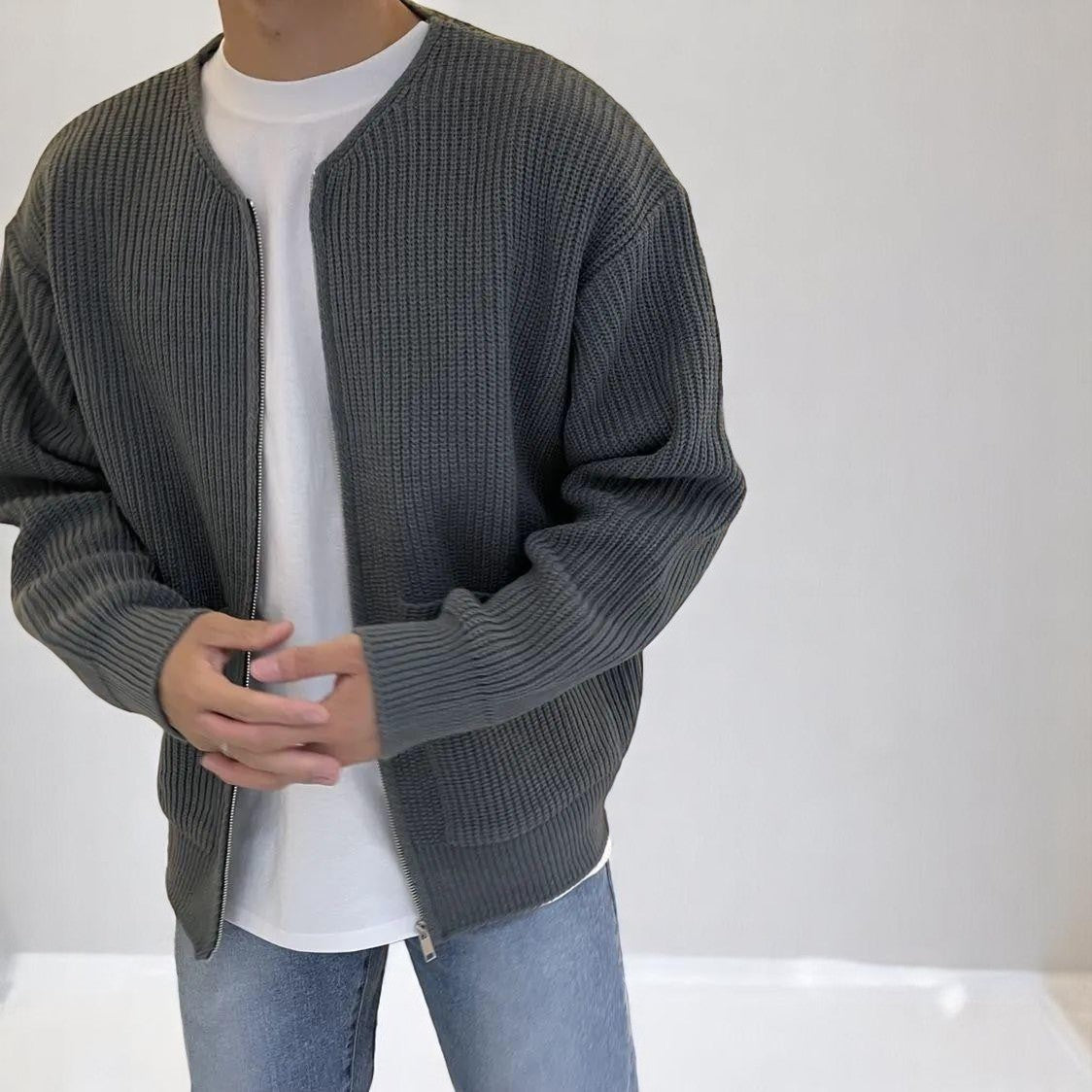 Liam™ | Trendig Herrväst med Dragkedja